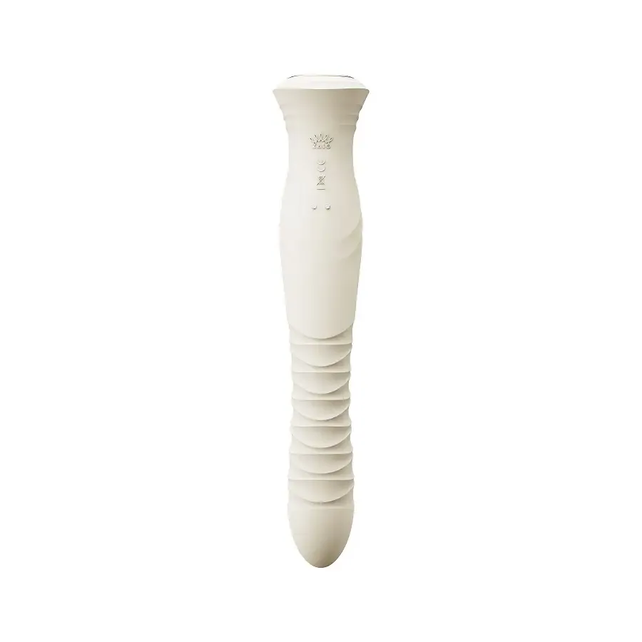 Пульсатор-кролик з вібрацією Zalo Mose 2 Ivory White Львів - фото 8
