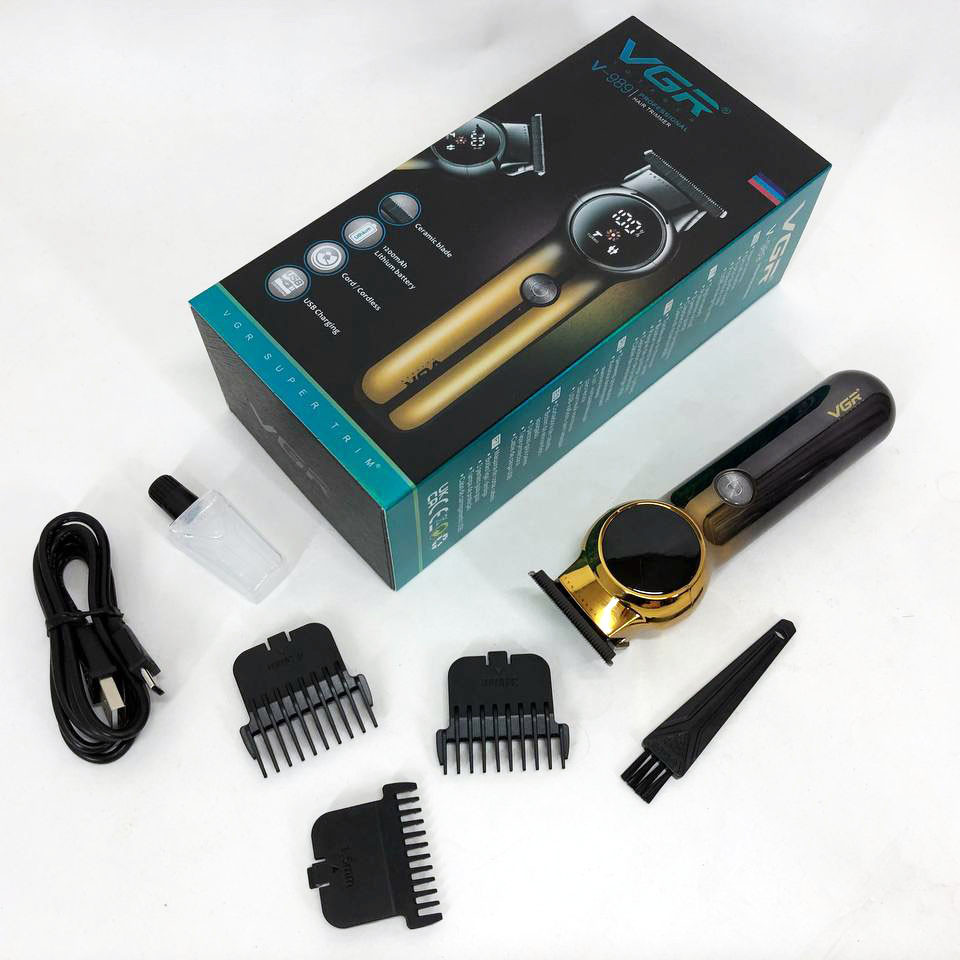 Машинка для стрижки аккумуляторная с насадками VGR V989, Электрическая машинка для стрижки бытовая OB-76 Львов - изображение 8