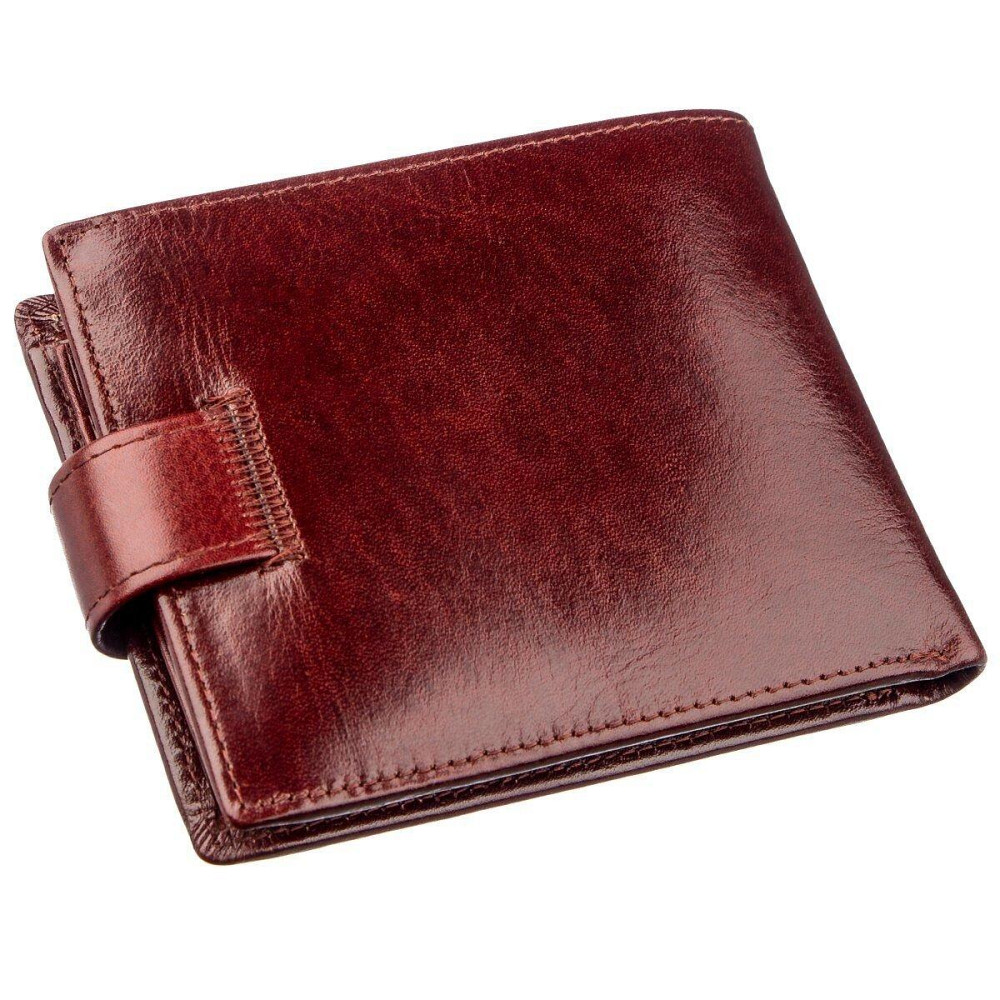 Компактний чоловічий гаманець Коричневий (Boston) Київ - фото 6