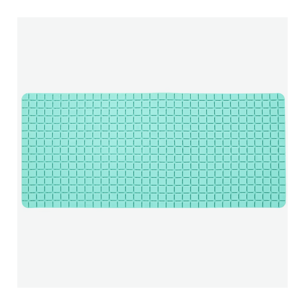 Силиконовый нескользящий коврик для ванны и душа Bathlux 78 х 35 см резиновый ПВХ, люкс качество Голубой Каменец-Подольский - изображение 2