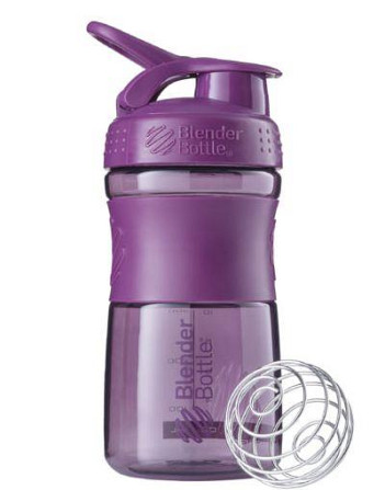 Шейкер спортивний (пляшка) BlenderBottle SportMixer Flip 20oz/590ml Plum Каменское - изображение 1