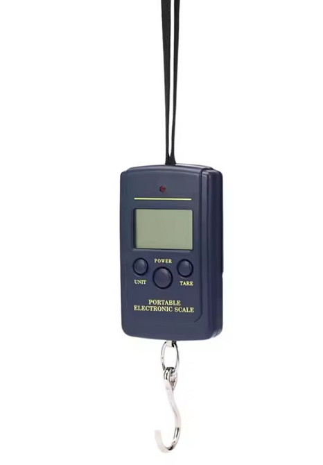 Электронные весы-кантер диапазон 10г- 50 кг на батарейках 8 на 5 см синий Киев - изображение 7