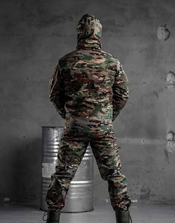 Чоловічий тактичний костюм Софтшел Softshell Aura ВТ0476 (33-03) Мультикам XXL Вінниця - фото 5