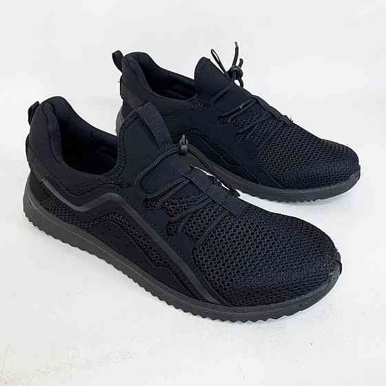 Спортивне взуття для спекотного літа, Спортивні кросівки чоловічі літні, Чорні чоловічі кросівки літні TF-10 Львів