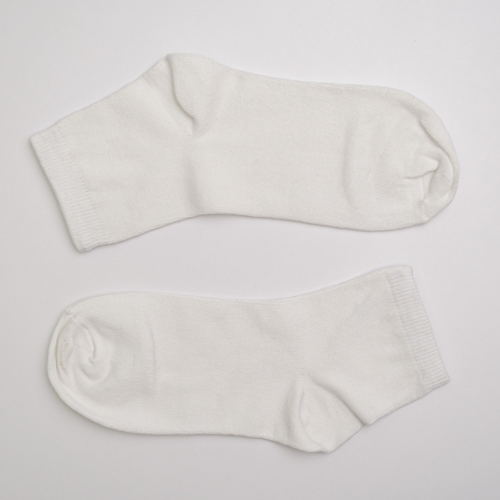 Набор носков мужских хлопковых 10 пар Youstar 049 Низкие 41-47 Белый черный Сумы - изображение 4