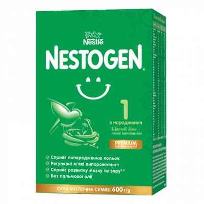 Детская смесь Nestogen 1 L. Reuteri с рождения 600 г (7613287103680) Винница
