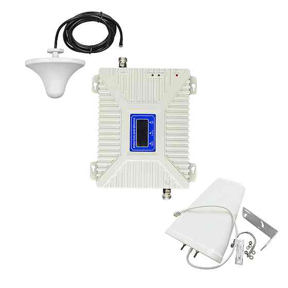 Комплект Репитер 2 диапазон 900/1800 МГц усилитель мобильной связи и интернета Aspor с антенной 10 Дб Киев