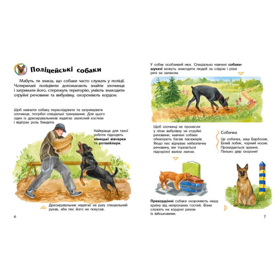Енциклопедія дошкільника Собаки 614035 для найменших Вінниця - фото 3