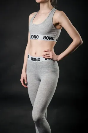 Комплект жиночій Топ + Лосини Bono 950119 46, Серый Киев