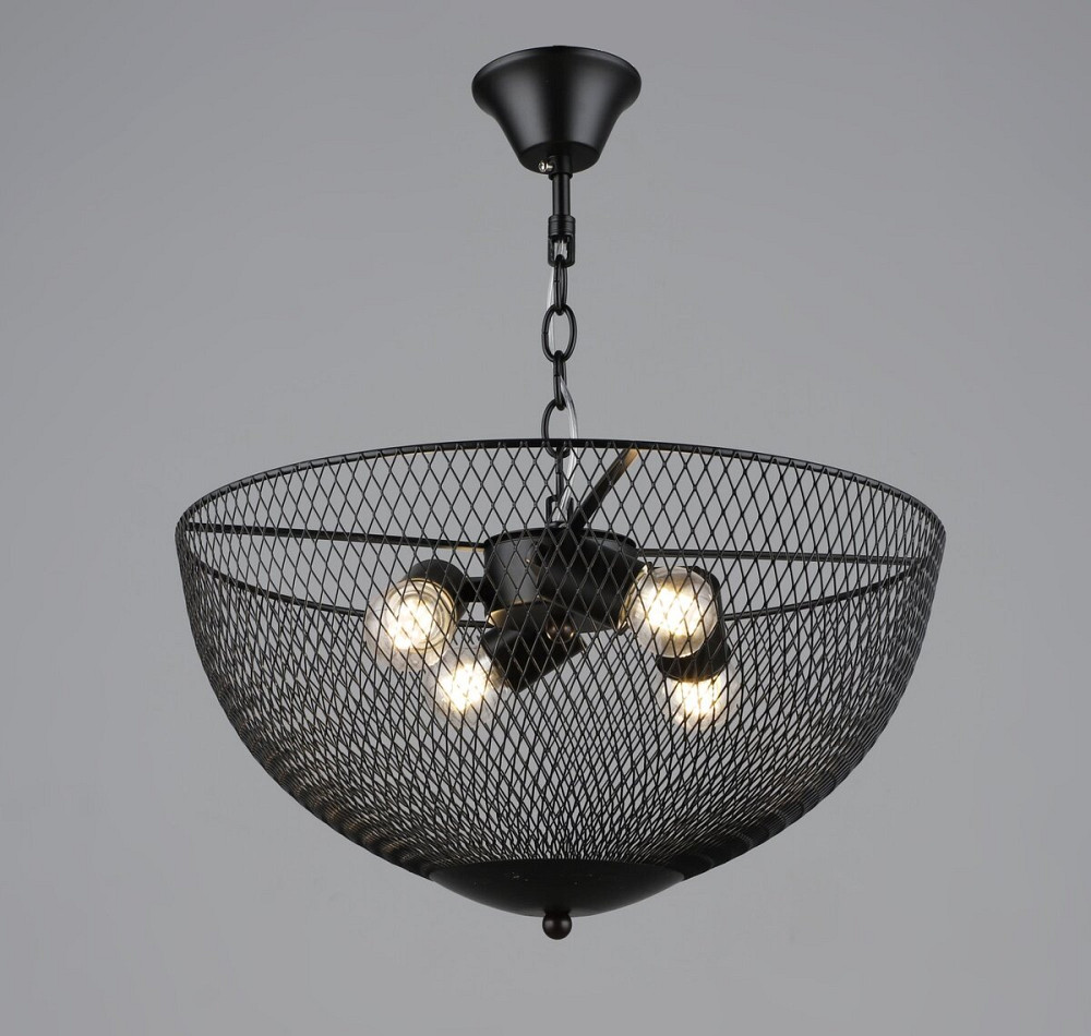 SIRIUS Люстра підвісна в стилі лофт металева Sirius B S2474/4 BK чорна Коломыя - изображение 1