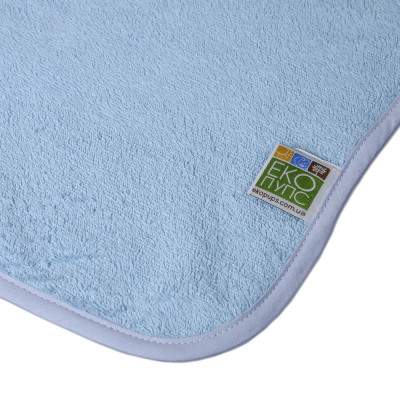 Пеленки для младенцев Еко Пупс Jersey Classic непромокаемая двухсторонняя 65 х 90 см синий (ПЕЛ-6590хбтрс) Винница - изображение 3