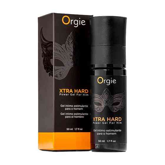 Гель для стимуляції члена Orgie Xtra Hard Power Gel For Him, 50 мл, розігріває, посилює ерекцію Sex Aura Київ