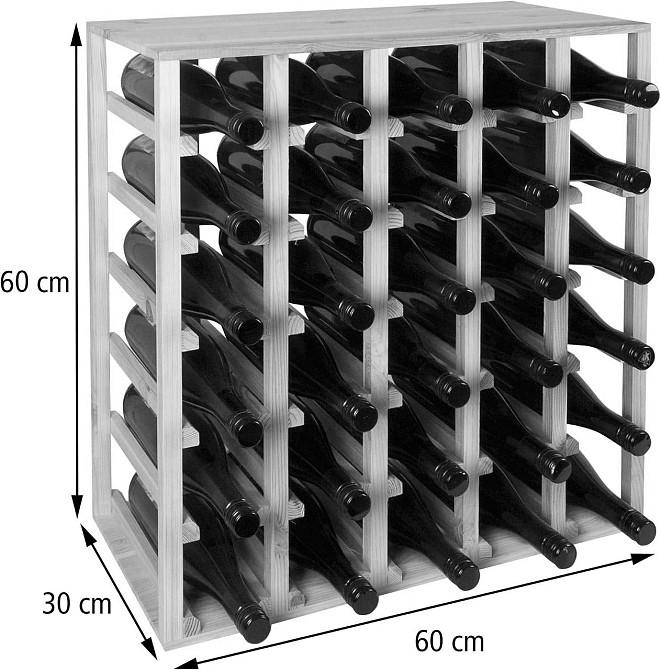 Настольная винная полка 