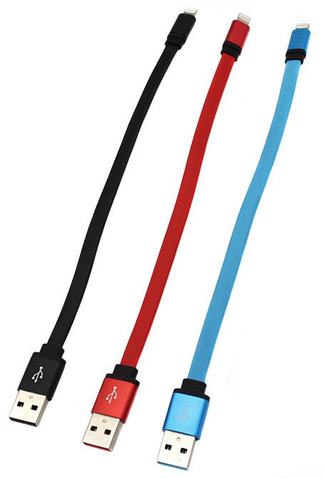 Кабель USB - Lightning iPhone короткий / Силіконовий / 30 см Дніпро - фото 2