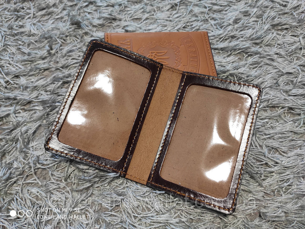 Шкіряна обкладинка ID карту і права (Андріївський узвіз) Київ - фото 3