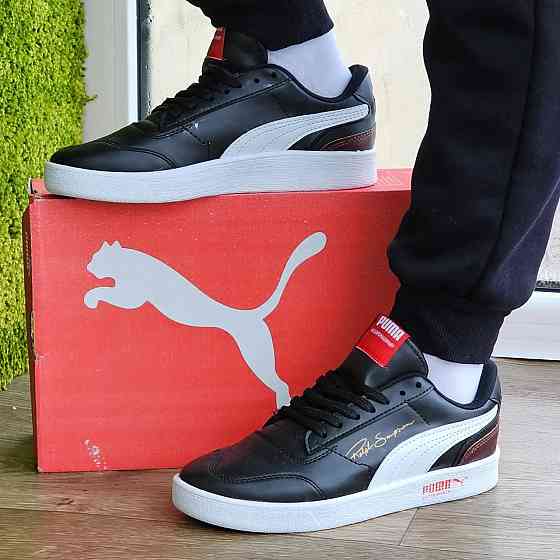 Кросівки Чоловічі Puma Чорні Шкіряні Пума (розміри: 40,41,42) Дніпро