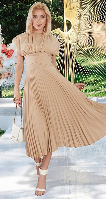 Плаття зі спідницею плісе (44) Київ - фото 2