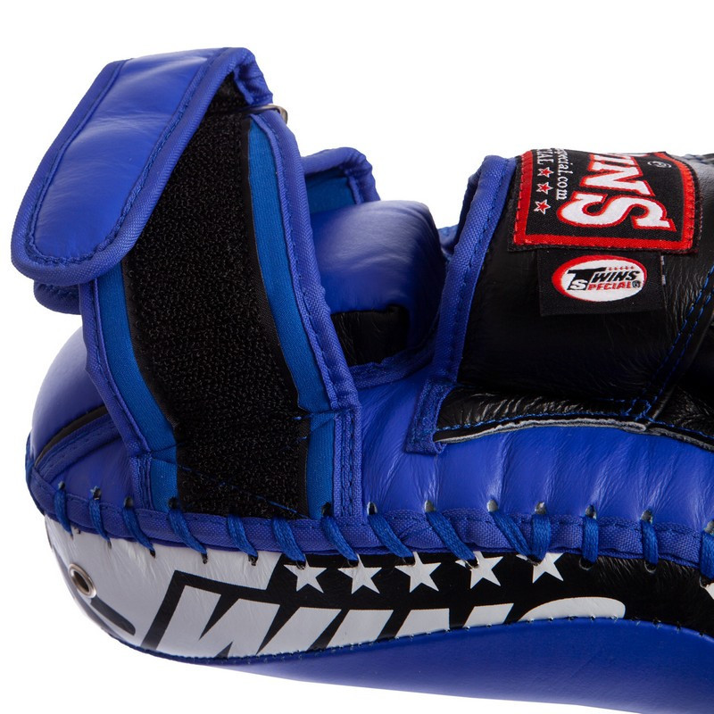 Лапа вигнута для боксу та єдиноборств TWINS PML-23-R права розмір 33x19x11 см синій Київ - фото 5