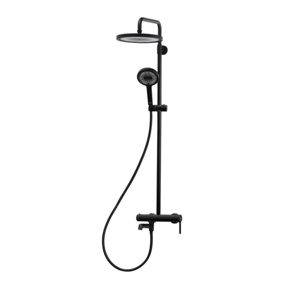 Душевая колонна со смесителем Koer KB-56029-05 3 функции, цвет черный (KR5490) Киев