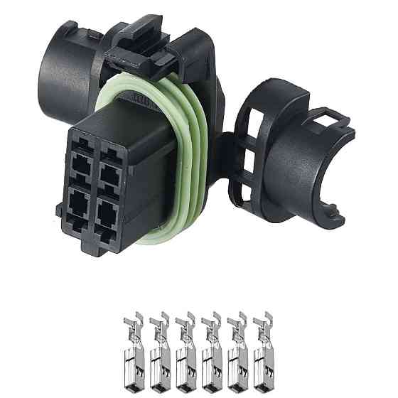 Разъем коннектор 6-кон., Бензонасос, 211PC063S0003, FCI (Delphi) Франция универс., Renault 41044 Киев