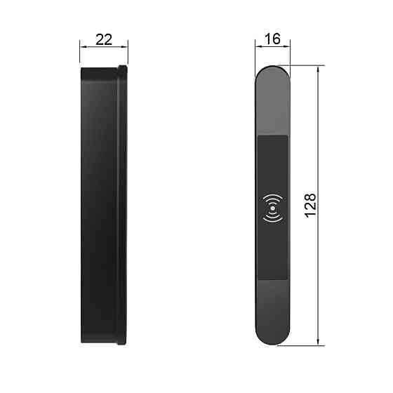 Меблевий RFID замок SEVEN LOCK R-16 Київ
