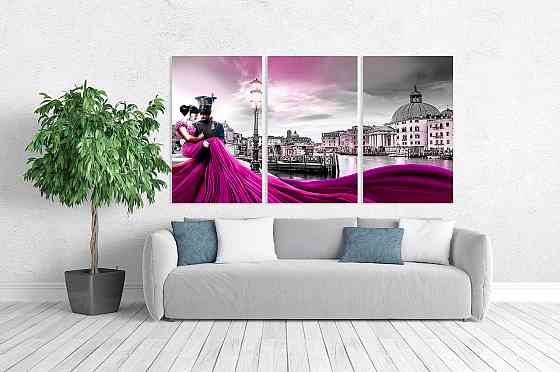 Модульная картина в гостиную / спальню  Кохання    ART-228_3A 100х150 см Киев