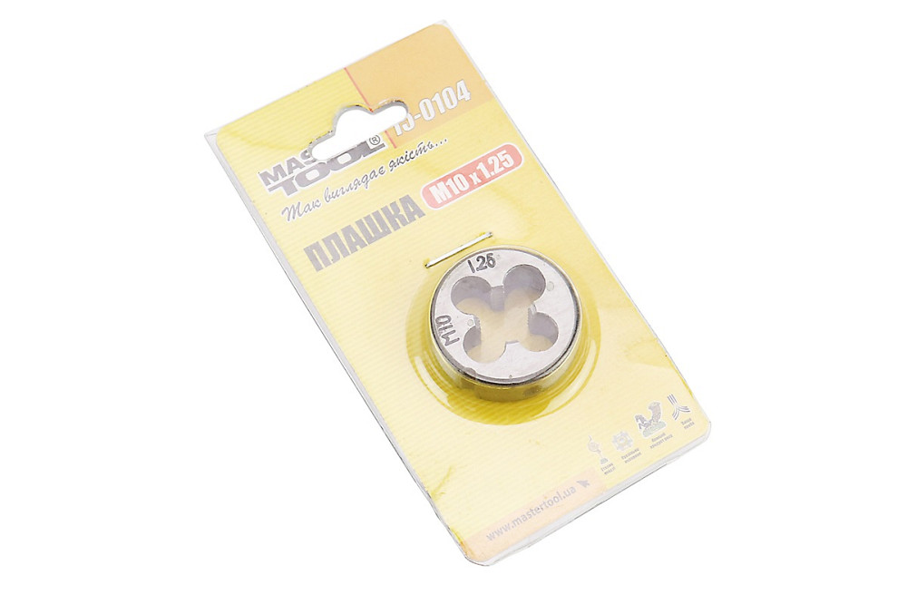 Плашка для нарізання різьби M10х1,25мм 9xС DIN233 15-0104 Київ - фото 2