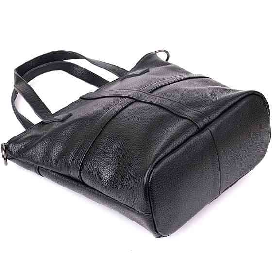 Женская сумка из натуральной кожи Vintage 22993 Черный Киев