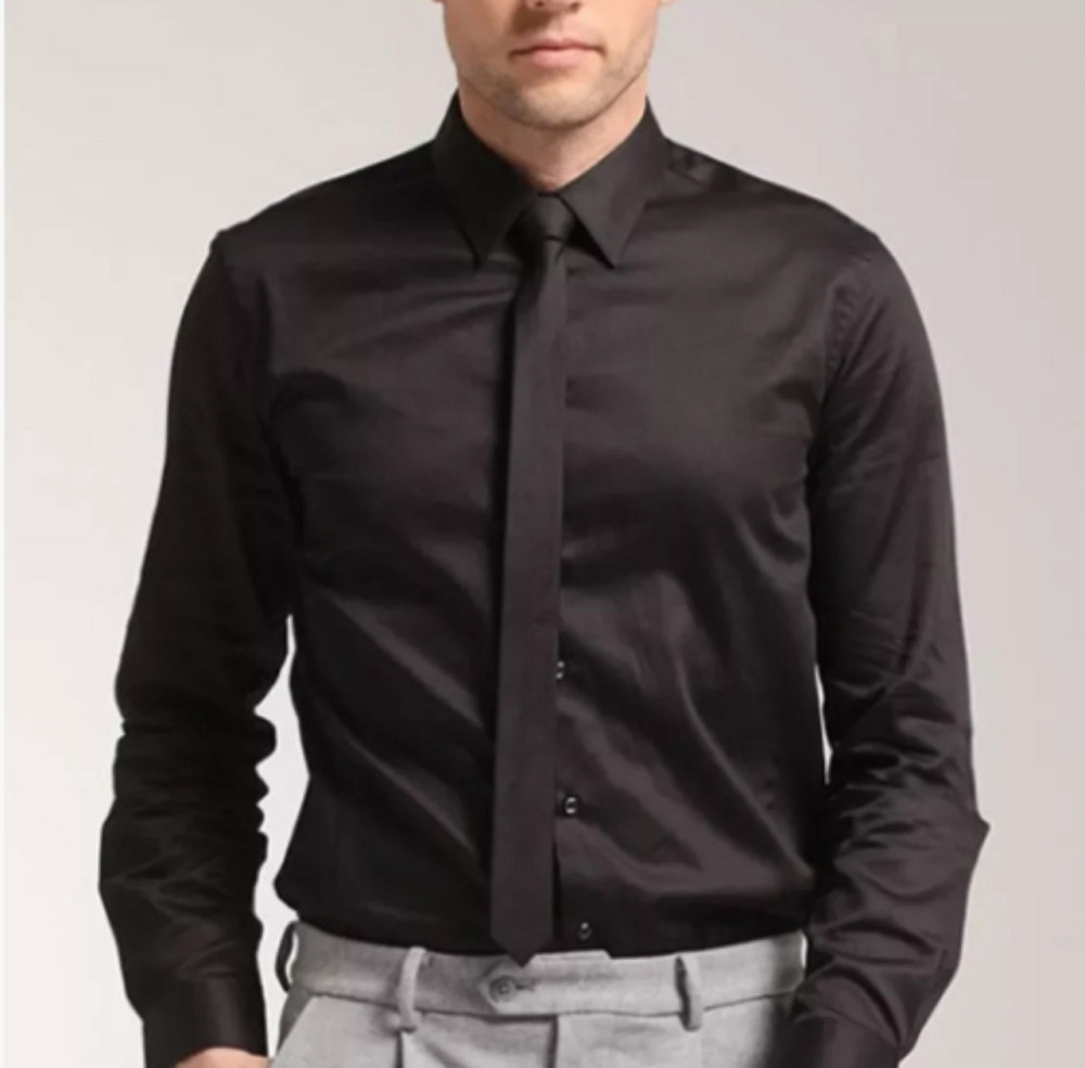 Краватка чоловіча сіра вузька Київ - фото 2