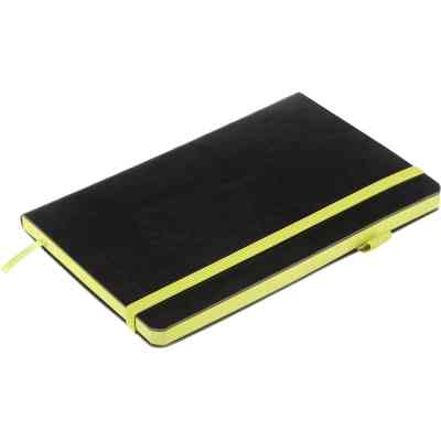 Книга записна Buromax Concept 125x195 мм 96 аркушів в клітинку обкладинка зі штучної шкіри Жовта (BM.291162-08) Вінниця