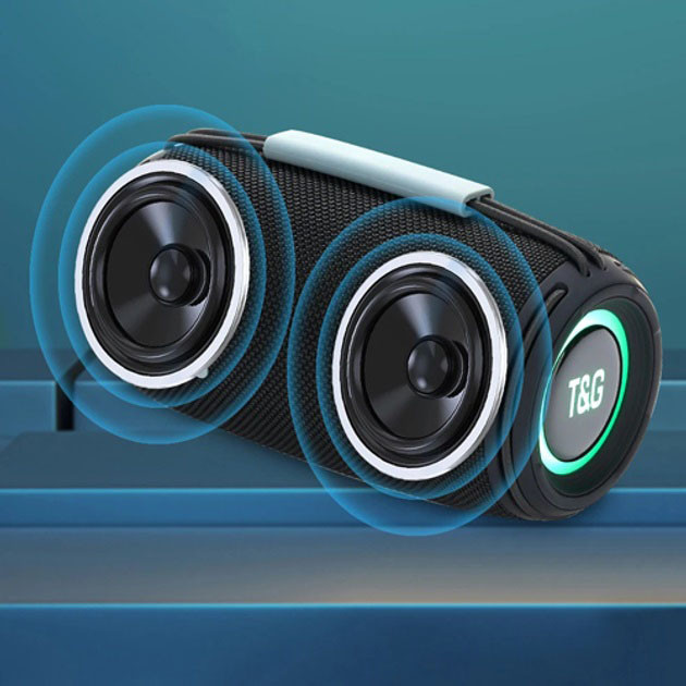 Портативна колонка portable wireless speaker TG657, Bluetooth колонка радіо на ремені LZ-80 Івано-Франківськ - фото 3