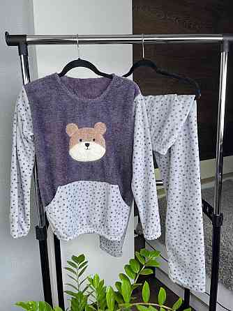 Пижама жіноча тепла Бузковий L Харків