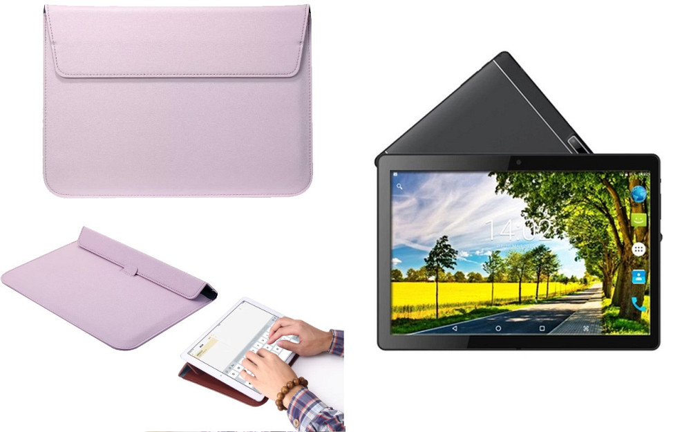 Чохол-конверт VitoCase для Hoozo X1001 Full HD, X1001 Lite Full HD, з функцією підставки для планшета Фіолетовий Київ - фото 1