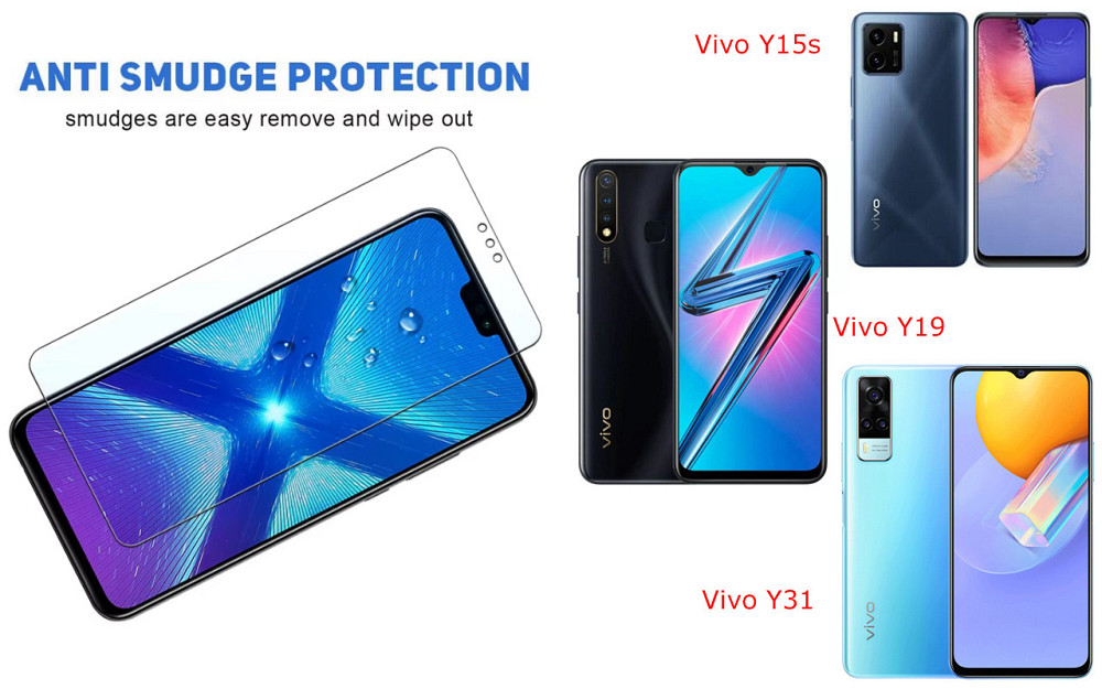 Захисне скло NeoGlass для Vivo Y15s, vivo Y19, VIVO Y31 – надпрозоре та стійке Київ - фото 3