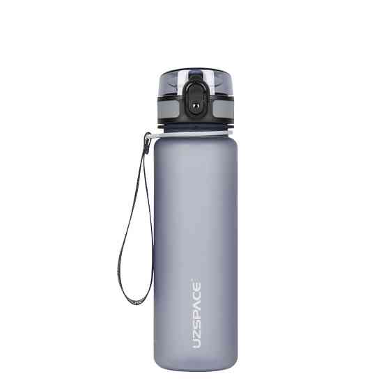 Бутылка для воды UZSPACE 3026(Grey) 500 мл, серая Винница