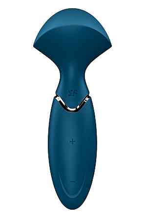 Универсальный компактный мощный массажер Satisfyer Mini Wand-er синий Sex Aura Киев