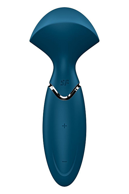 Универсальный компактный мощный массажер Satisfyer Mini Wand-er синий Sex Aura Киев - изображение 5