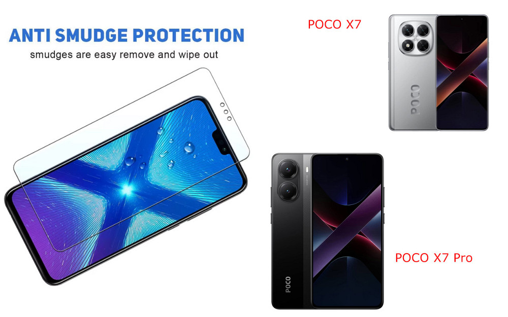 Защитное стекло NeoGlass для POCO X7, POCO X7 Pro – ультрапрозрачное и устойчивое Киев - изображение 3