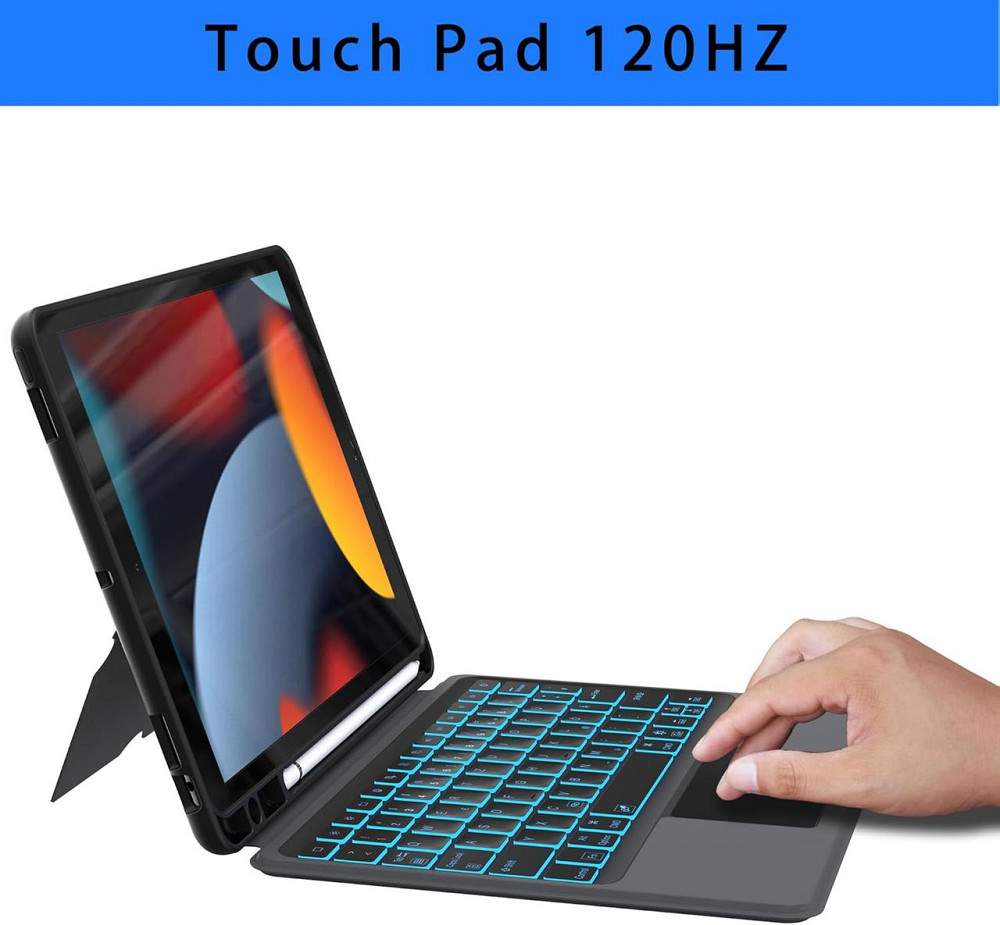 Захисний чохол ROOFEI з Bluetooth клавіатурою для iPad 10.2 (2019/20/21)/pro10.5(2017)/Air 3 10.5 Дніпро - фото 4