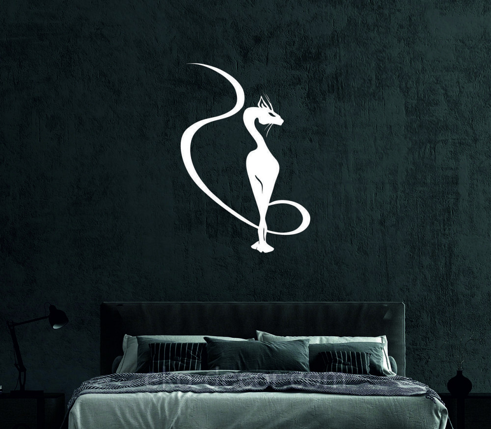 Декоративное настенное 3D Панно «Кот» Декор на стену с объемом 50*34 см, білий Киев - изображение 6