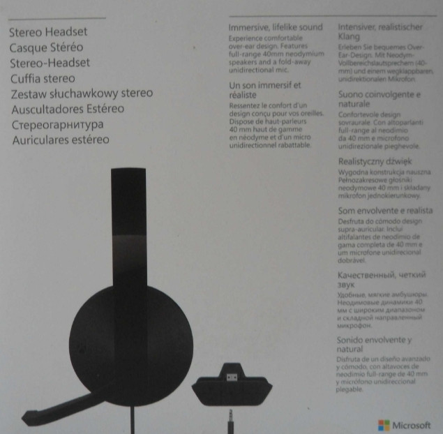 Дротова гарнітура: Microsoft Xbox One Xbox Series Steries Stereo Headset Black. Харків - фото 3