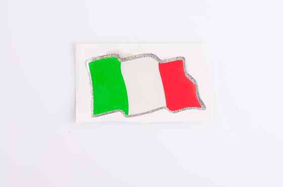 Наклейка шильдик ITALY (9x4.5см) (#0745D) Мукачево