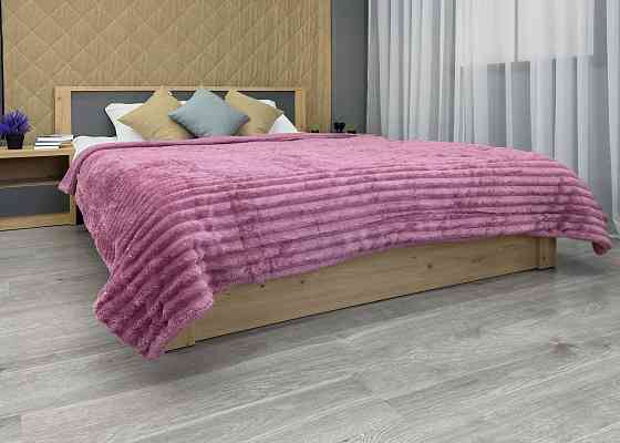 Плед 200х230 см (+-10см) на овчине 