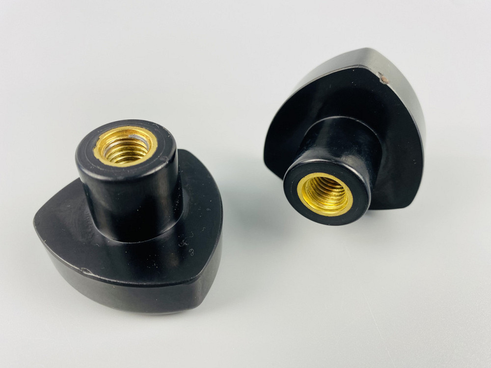 Наконечник важеля універсальний М8, D40 (чорний), латунна втулка різь внутрішня М8 Мукачево - фото 4