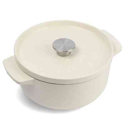 Кастрюля KitchenAid чавунна з кришкою 3,3 л Мигдалевий крем (CC006056-001) Винница