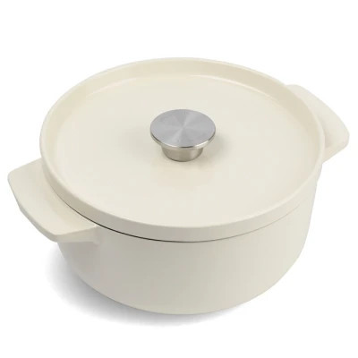 Кастрюля KitchenAid чавунна з кришкою 3,3 л Мигдалевий крем (CC006056-001) Винница - изображение 1