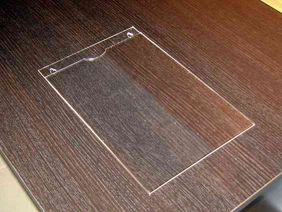 Карман EKOSTAR плоский вертикальный оргстекло А4  1,5-1,8-2 мм Киев