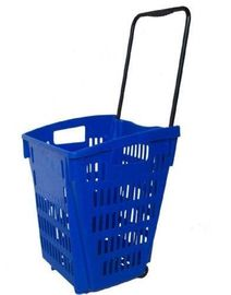 Прочная пластиковая корзина для покупок 52х37х90 см Киев - изображение 1
