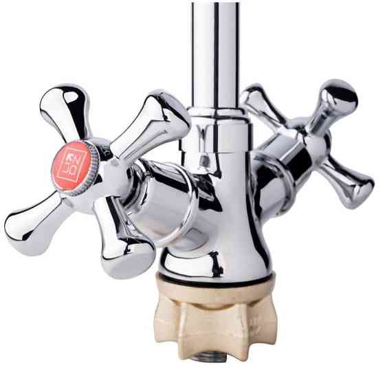 Змішувач для кухні Lidz (CRM) 75 21 271F-4 з гнучким (рефлекторним) виливом Київ