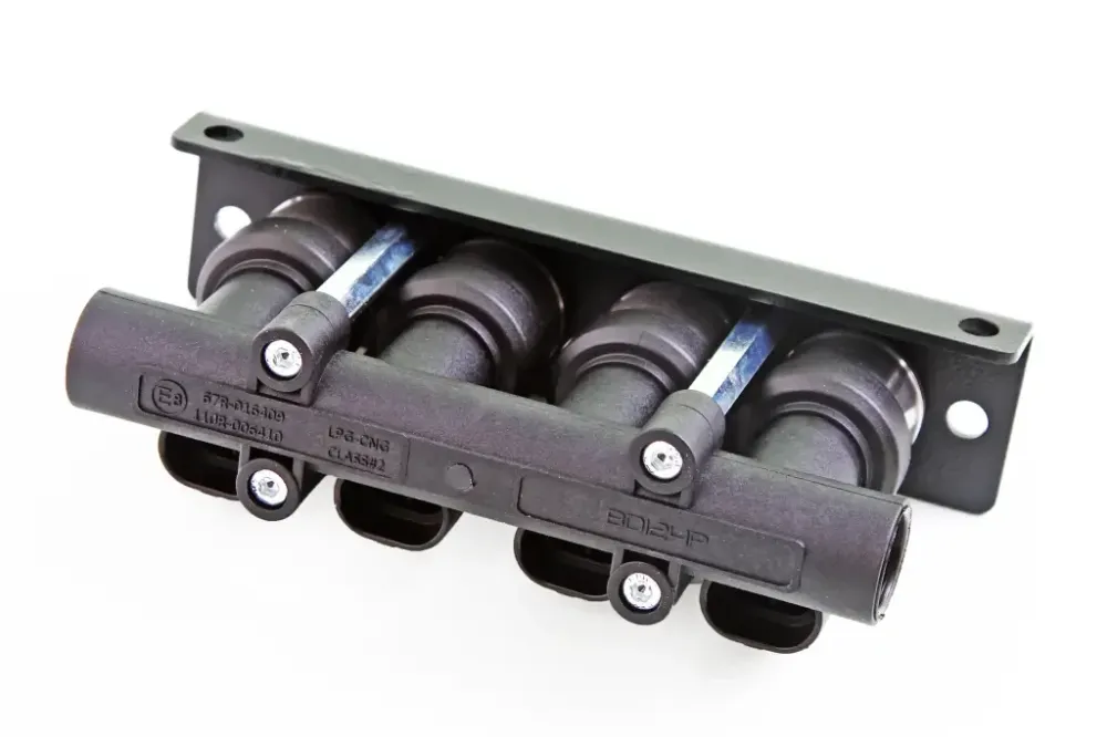 Форсунка ГБО Alex Barracuda 120 Нл/мин (4 шт. с рейкой и штуцерами) Винница - изображение 3